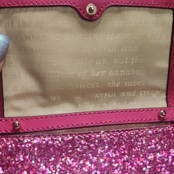 Kate Spade Sparkling Fuchsia Crossbody Bags With Storybook Lining Set Of 2 - Picture 2 of 16